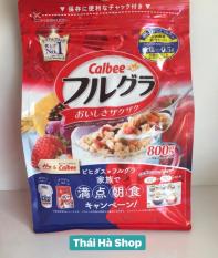 Ngũ cốc Calbee màu đỏ 800G Mẫu Mới Date Tháng 3.2019