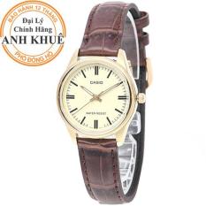Đồng hồ nữ dây da Casio Anh Khuê LTP-V005GL-9AUDF