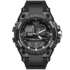 Đồng hồ thể thao nam chống nước 5 ATM hiện thị Led Sport Watch dây cao su cao cấp Smael DA02
