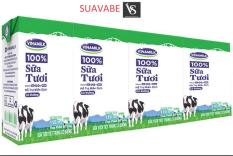 Thùng 48 Hộp Sữa tươi tiệt trùng Vinamilk 100% Có đường 110ml
