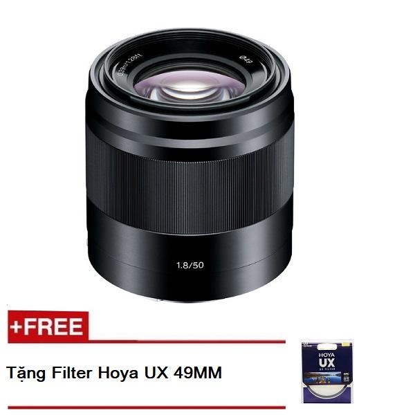 Ống kính Sony SEL 50mm F/1.8 OSS (Đen) - Hàng Sony Việt Nam - Tặng 1 Filter Hoya UX 49mm