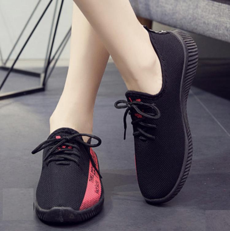 Giày Sneaker Thời Trang Nam nữ - ACG266 (Đen đỏ-Đen xanh-Đen Xám Bạc)