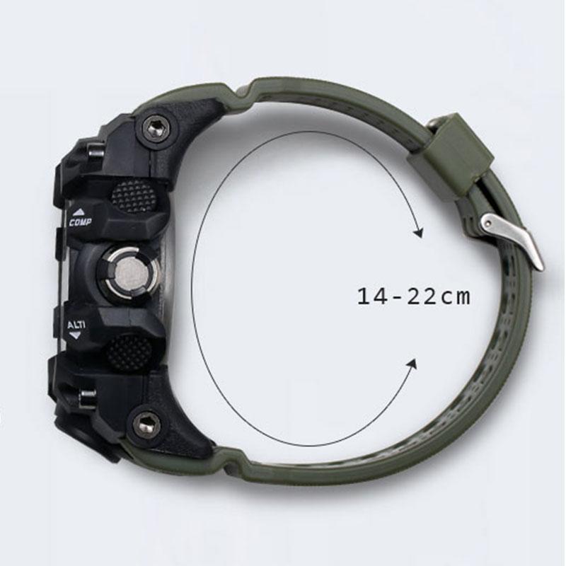 (Cập nhật 2019)Đồng hồ nam quân đội Mỹ SMAEL DO1 siêu chống nước chống sốc dây cao su bền bỉ