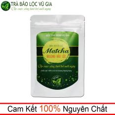 Matcha Oolong Nguyên Chất Bảo Lộc Vũ Gia ( 100g/ túi) – pha trà sữa, làm bánh, gia vị món ăn thanh nhiệt cơ thể và giảm cân an toàn