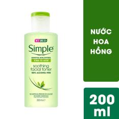 Nước hoa hồng cho da nhạy cảm Simple Soothing Facial 200ml