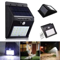 Đèn cảm biến hồng ngoại sử dụng năng lượng mặt trời Solar sensor Wall light – 20 Led siêu sáng (Đen)