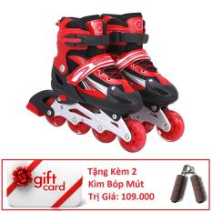 Giày Trượt Patin Phát Sáng Bánh Cao Cấp (Size M) – TiGi Mall – Tặng Kèm 2 Bóp Tay Mút