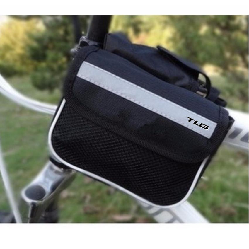 Túi treo sườn xe đạp đa năng chống nước cao cấp tặng đèn lé gắn van xe K 131
