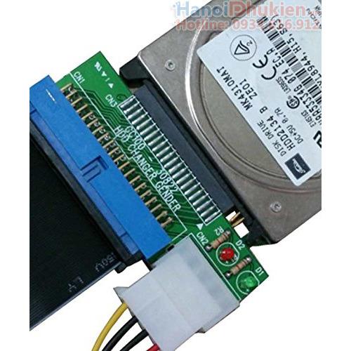 Card chuyển đổi IDE 2.5-44pin sang IDE 3.5-40pin, ổ cứng ATA Laptop sang ổ cứng ATA máy bàn