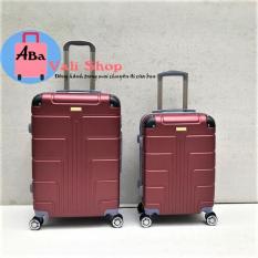 Vali nhựa Du Lịch kéo tay màu đỏ 24inch (bảo hành 12 tháng)