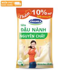 Bộ 2 thùng Sữa đậu nành Vinamilk nguyên chất – Bịch 220ml