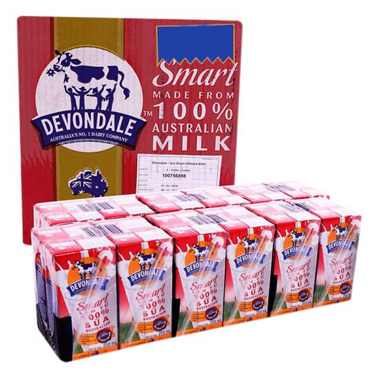 Sữa tươi Smart Devondale 24 hộp 200ml