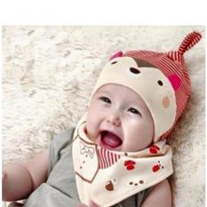 Set mũ yếm cotton cho bé