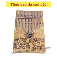 Đàn Kalimba (Piano cầm tay) 17 Phím MYRONMUSIC MK-17KL Gỗ Xoài Mốc + Tặng bộ phụ kiện – Việt Hoàng Phong