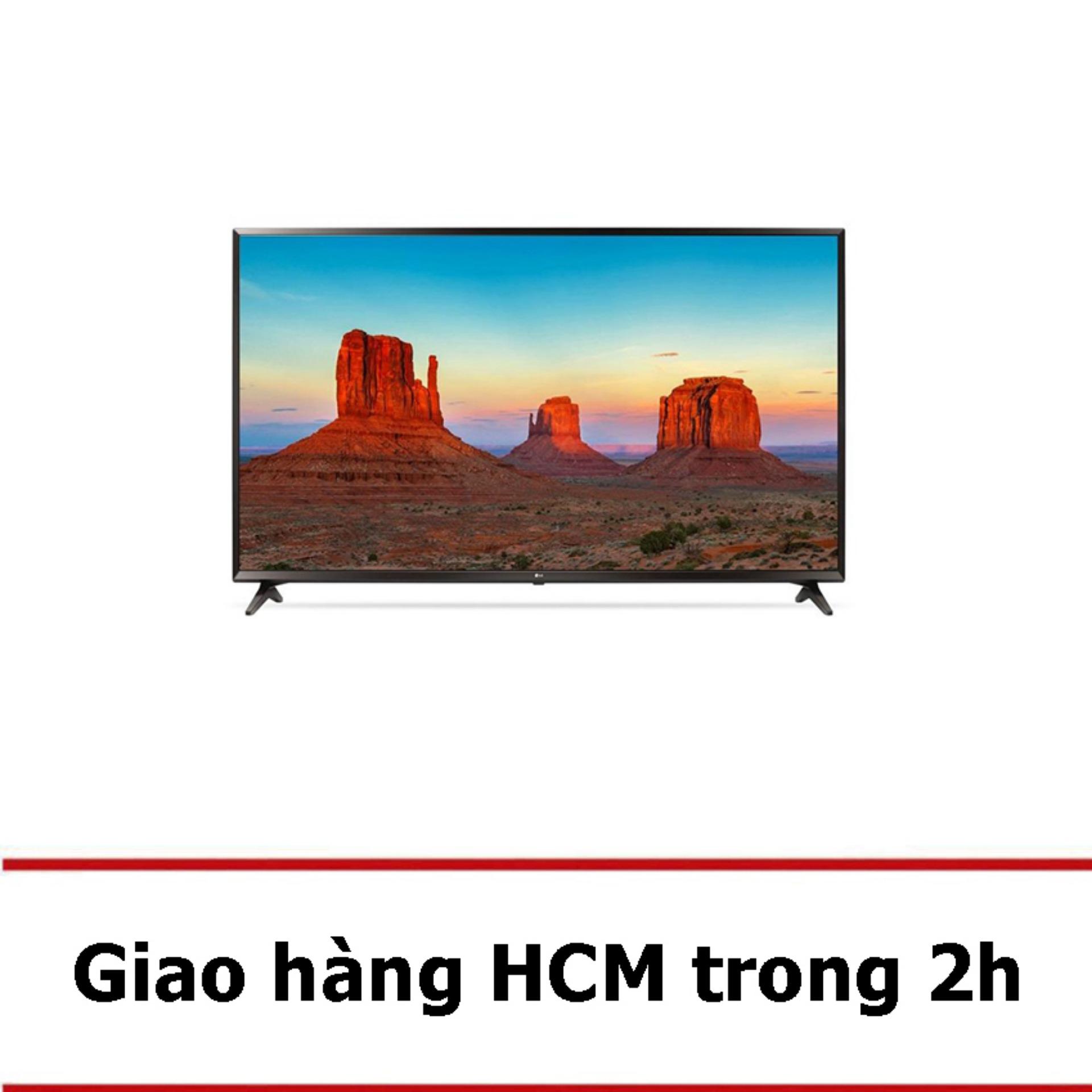 Smart TV LG 55inch 4K Ultra HD - Model 55UK6100PTA (Đen) - Hãng phân phối chính thức