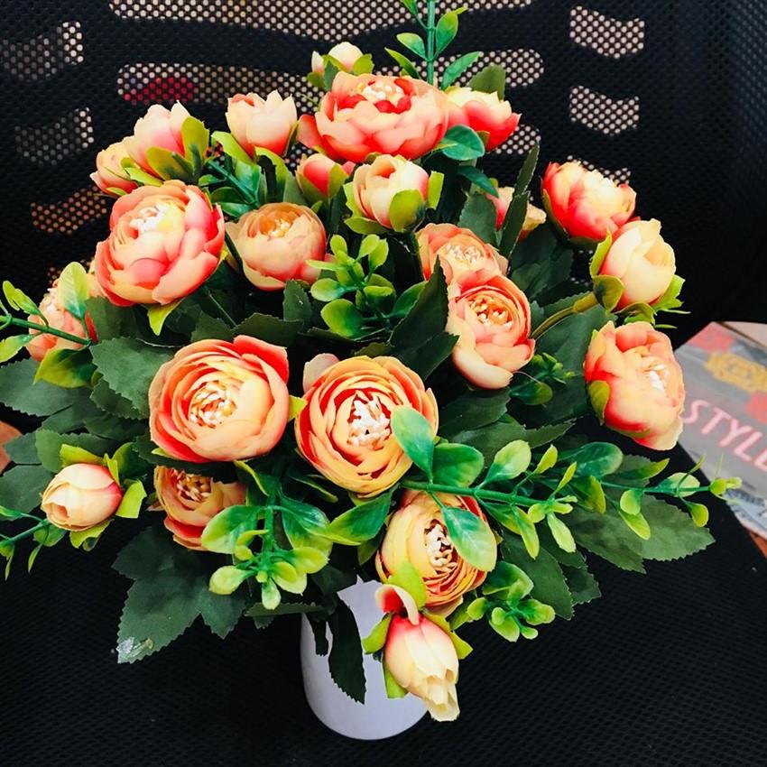 Hoa hồng Châu Âu - hoa lụa - hoa hồng giả - hoa giả trang trí tuyệt đẹp