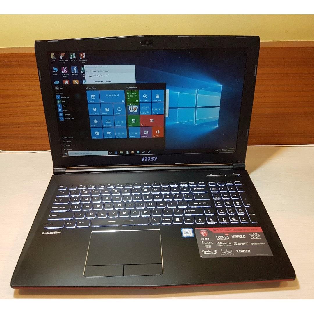 Laptop gaming MSI GP62 6QG (Core i7-6700HQ, RAM 8GB, HDD 1TB, NVIDIA GeForce GTX965M, 15.6 inch Full HD )