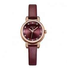 ĐỒNG HỒ NỮ JA-1086D JULIUS HÀN QUỐC DÂY DA (ĐỎ)