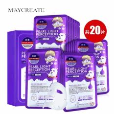 Hộp 20 mặt nạ dưỡng trắng da, trị thâm, mờ nám HA M’ayCreat ( Màu tím )
