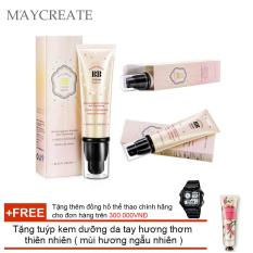 Kem Che Khuyết Điểm Maycreate Bb Cream ( Vàng ) + Tặng tuýp kem dưỡng da tay hương thơm thiên nhiên ( Đơn hàng mỹ phẩm trên 300k tặng thêm 1 đồng hồ thể thao như quảng cáo )