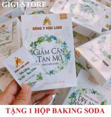 Giảm cân tan mỡ Đông Y Mộc Linh 30 viên + Tặng 10 viên uống ban đêm + Tặng 1 hộp trắng răng Baking Soda Bạc Hà 50g trị giá 50.000đ