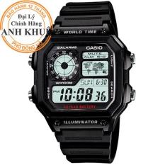 Đồng hồ nam dây nhựa Casio Anh Khuê AE-1200WH-1AVDF