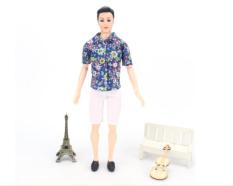 Búp Bê 12 Khớp Ken Xanh Hoa