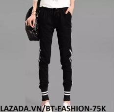 Quần Dài Thun Thể Thao Nữ Jogger Baggy Thời Trang – BT Fashion QTT001 (PL)