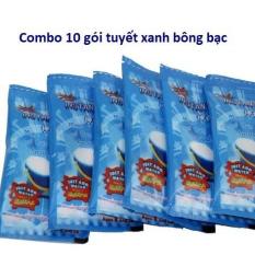 Combo 10 gói tuyết xanh bông bạc (tuyết nhân tạo cloud slime )