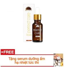 Serum ốc sên dưỡng trắng da tái tạo ban đêm Perfect Care Narguerite 20ml + Tặng Serum dưỡng ẩm hạ nhiệt tức thì Narguerite