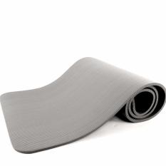 Thảm Tập Yoga Cao Cấp Siêu Bền 10mm ( Xám)