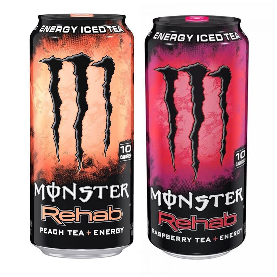 Monster Energy Rehab combo 473ml (Peach/raspberry)