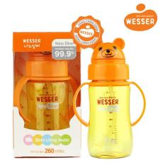 Bình nước Wesser Nano Silver 260ml ( Màu vàng)