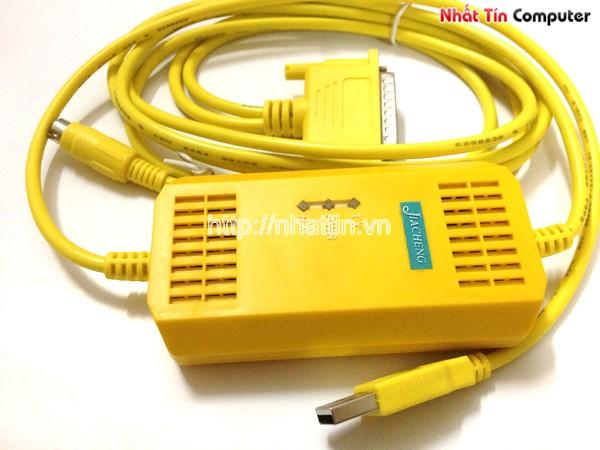 Cáp lập trình cho Mitsubishi PLC USB-SC09+ USB to RS422 Adapter for MELSEC FX & A PLC