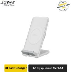 Sạc Không Dây JOWAY WXC05 chuẩn QI cho Iphone X, 8/8plus, Samsung S8/S8, Oppo, Xiaomi – Hãng phân phối chính thức