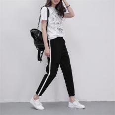 Quần Thun Legging Kẻ Sọc Cá Tính Cho Nữ