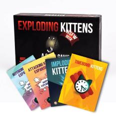 Set Mèo Nổ Tưng Bừng: Combo Mèo nổ Exploding Kittens + 4 Bản mở rộng (18+)