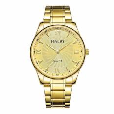 Đồng hồ nam Halei 159 dây vàng chống nước cực chất