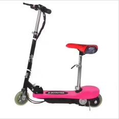 XE ĐIỆN MINI E-SCOOTER 2018 động cơ 120 W pin 4.5AH/24V trọng tải 60kg có giảm sóc trước
