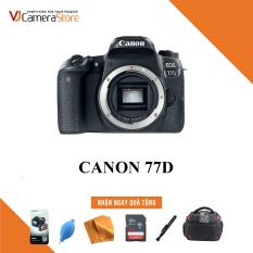 Canon EOS 77D Body – Nhập Khẩu – Tặng kèm thẻ nhớ 32gb, túi Canon Focus, bóng thổi, khăn lau, bút lau, dán màn hình