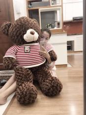 Gấu bông teddy siêu dễ thương khổ vải 1m2