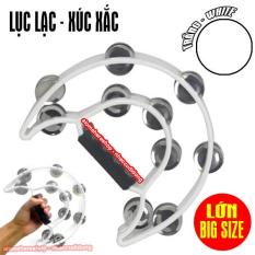Lục lạc xúc xắc gõ bo loại lớn cầm tay big size màu đen