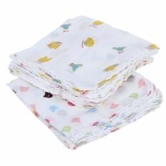 Khăn sữa in hoa xuất Nhật cho bé(1 gói 10 chiếc)