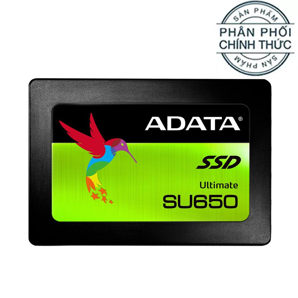 Ổ cứng SSD ADATA Ultimate SU650 Sata III 3D-NAND 2.5 inch 120GB - Hãng Phân Phối Chính Thức