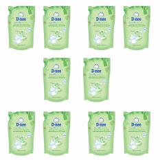Bộ 10 Túi nước rửa bình sữa và rau củ quả Dnee x 600ml