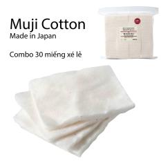Combo Bông Muji Vape cotton nguyên chất 15 miếng & 30 miếng (Chiết lẻ)