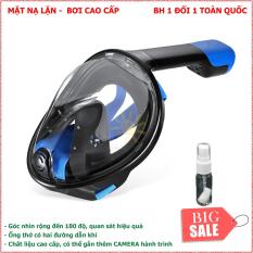 Mat Na Lan Bien | MẶT NẠ LẶN, KÍNH LẶN FULL FACE LIỀN ỐNG THỞ CÓ NGÀM GẮN CAMERA HÀNH TRÌNH | Bảo hành 1 đổi 1 bởi BÁCH HÓA SÀI GÒN