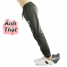 Quần Jogger gió Nam Dáng Côn Bo Gấu số 7, quần gym thu đông, quần thể thao ống dài thu đông chất đẹp SQD107