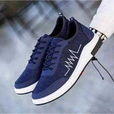 Giày Sneaker Nam Dáng Thể Thao ( Xanh)