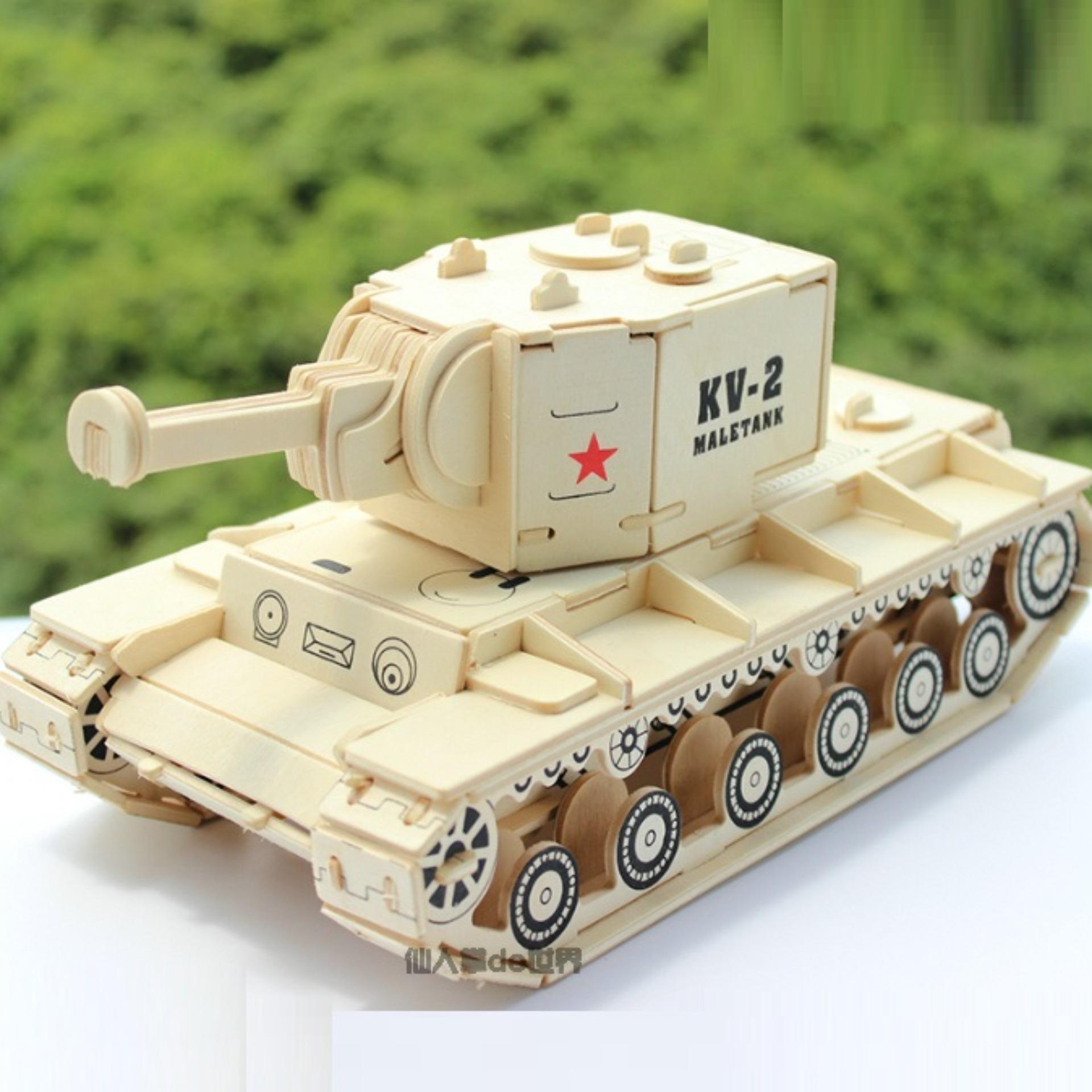 Bạn muốn tạo một mô hình xe tăng cực kỳ độc đáo và đầy thử thách? Đồ chơi lắp ráp gỗ 3D Mô hình Xe Tăng KV-2 sẽ giúp bạn thực hiện điều đó! Hãy cùng khám phá sự kết hợp hoàn hảo giữa sở thích và kĩ năng làm đồ chơi!